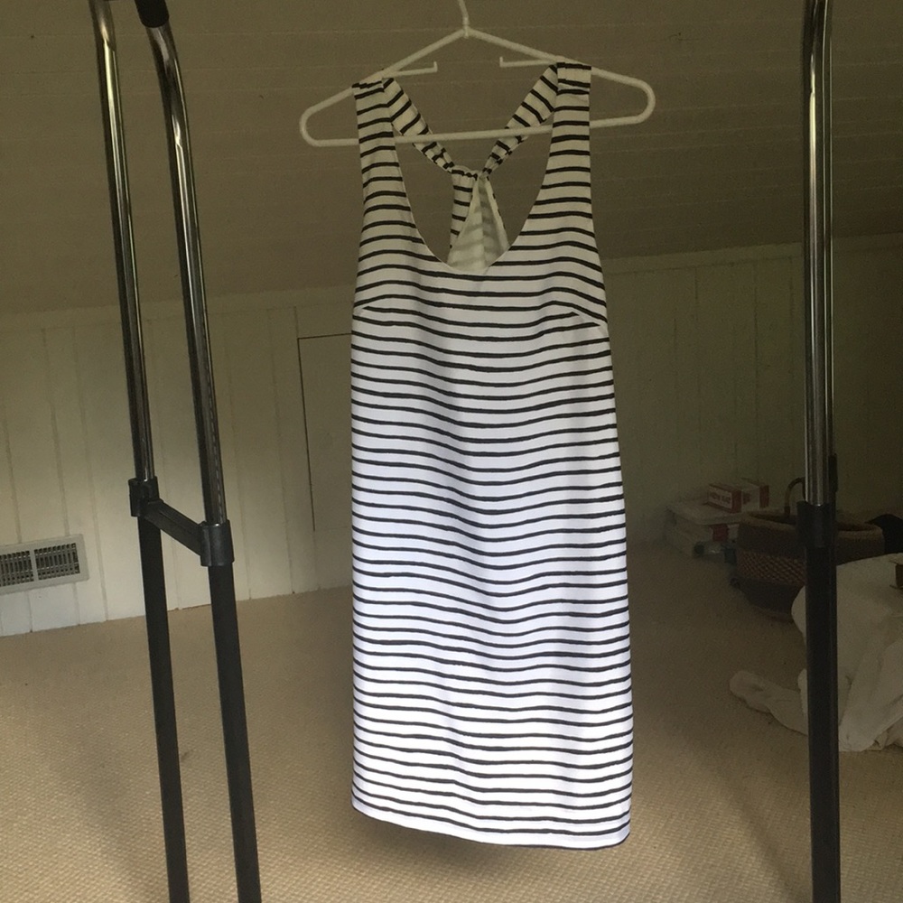 J Crew summery striped dress.
